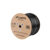 Lanberg LCU5-30CU-0305-BK câble de réseau Noir 305 m Cat5e U/UTP (UTP)