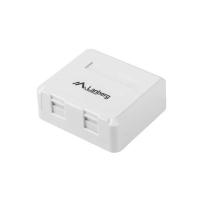 Lanberg OK1-0002-W boîte de jonction réseau Cat6 Blanc, voir l’image 1 sur 2
