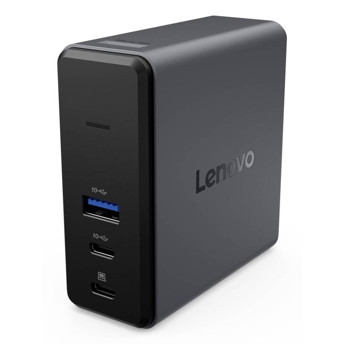 Lenovo G0AE0065EU station d'accueil Avec fil USB 3.2 Gen 1 (3.1 Gen 1) Type-C Noir, Gris — image 13 sur 16