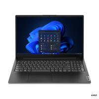 Lenovo V15 G4 AMN AMD Ryzen™ 3 7320U Ordinateur portable 39,6 cm (15.6'') Full HD 8 Go LPDDR5-SDRAM 256 Go SSD Wi-Fi 5 (802.11ac) Windows 11 Pro Espagnole Noir