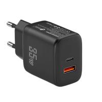 Leotec LECSPH35W2K chargeur d'appareils mobiles Universel Noir Secteur Charge rapide Intérieure