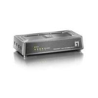 LevelOne FSW-0508TX Non-géré Fast Ethernet (10/100) Noir, Gris