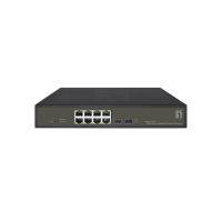 LevelOne GES-2110P commutateur réseau Géré L2 Gigabit Ethernet (10/100/1000) Connexion Ethernet, supportant l'alimentation via ce port (PoE) Noir