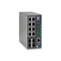 LevelOne IGP-1271 commutateur réseau Géré L3 Gigabit Ethernet (10/100/1000) Connexion Ethernet, supportant l'alimentation via ce port (PoE) Gris