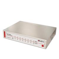 Lindy 25045 commutateur réseau Géré Gigabit Ethernet (10/100/1000) Connexion Ethernet, supportant l'alimentation via ce port (PoE) Argent