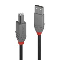 Lindy 36674 câble USB USB 2.0 3 m USB A USB B Noir