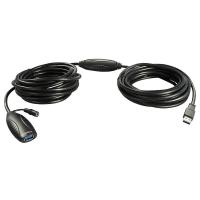 Lindy 43099 câble USB USB 3.2 Gen 1 (3.1 Gen 1) 15 m USB A Noir
