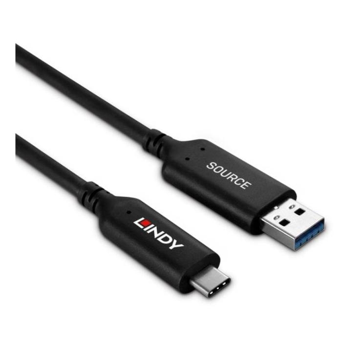 Lindy 43397 câble USB USB 3.2 Gen 1 (3.1 Gen 1) 50 m USB A USB C Noir — image 9 sur 10