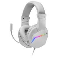 Mars Gaming MH122W écouteur/casque Avec fil Arceau Jouer USB Type-A Blanc