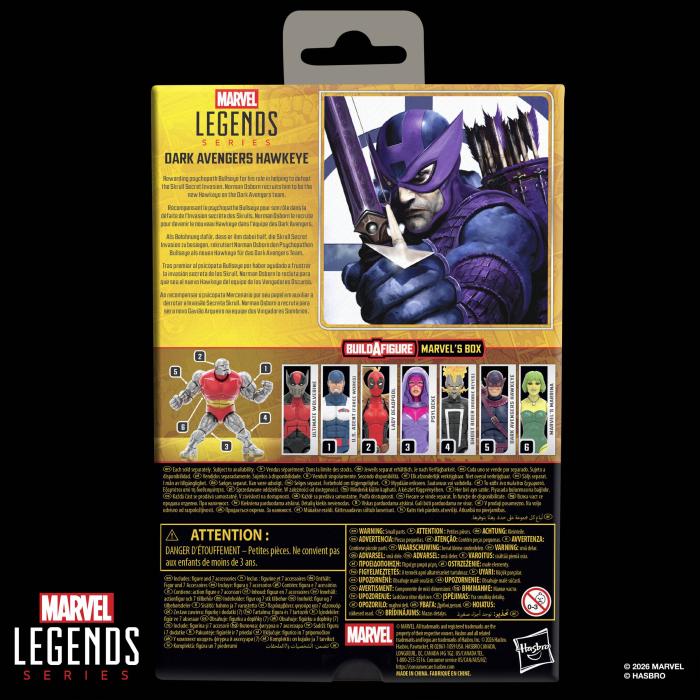 Marvel Legends Series Dark Avengers Hawkeye — image 5 sur 12