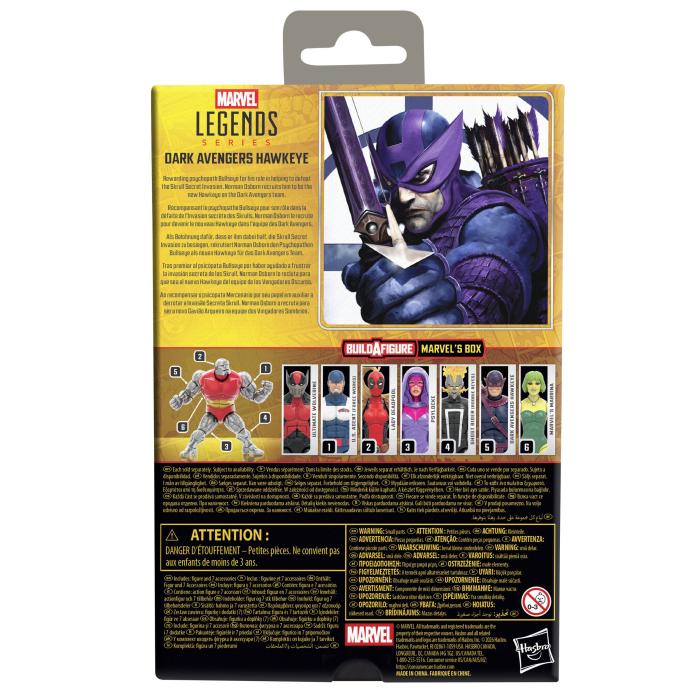 Marvel Legends Series Dark Avengers Hawkeye — image 12 sur 12