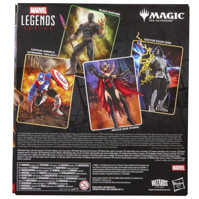 Marvel Legends Series Magic The Gathering Super-héros - Malice (Sue Storm) — image 7 sur 16