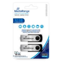 MediaRange MR911-2 lecteur USB flash 32 Go USB Type-A 2.0 Noir, Argent