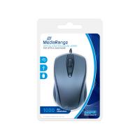 MediaRange MROS201 souris Bureau Ambidextre USB Type-A Optique 1000 DPI
