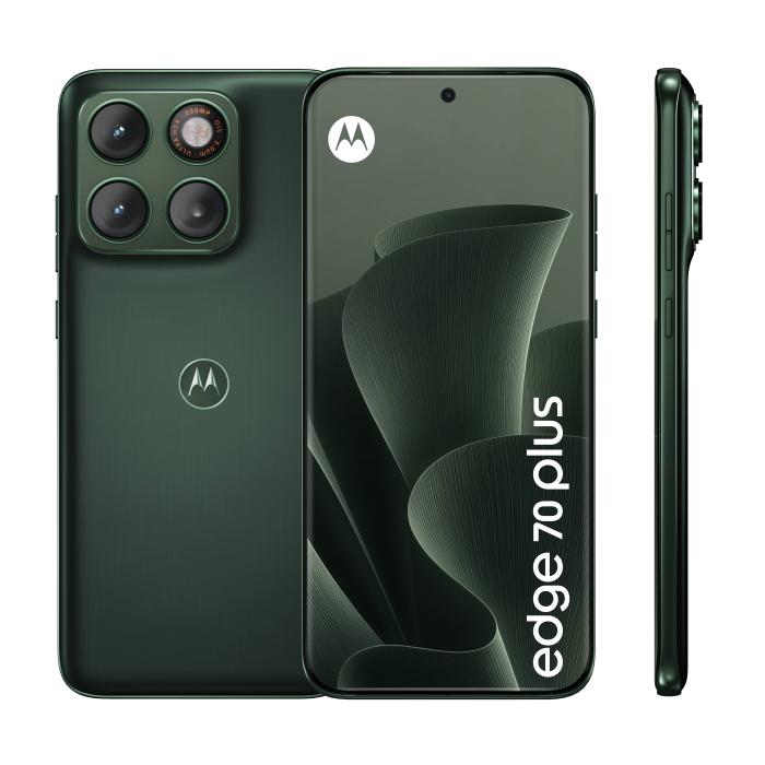 Motorola edge plus edge 70 plus 17,2 cm (6.78'') Double SIM Android 16.0 5G USB Type-C 8 Go 256 Go 6500 mAh Vert foncé — image 10 sur 18