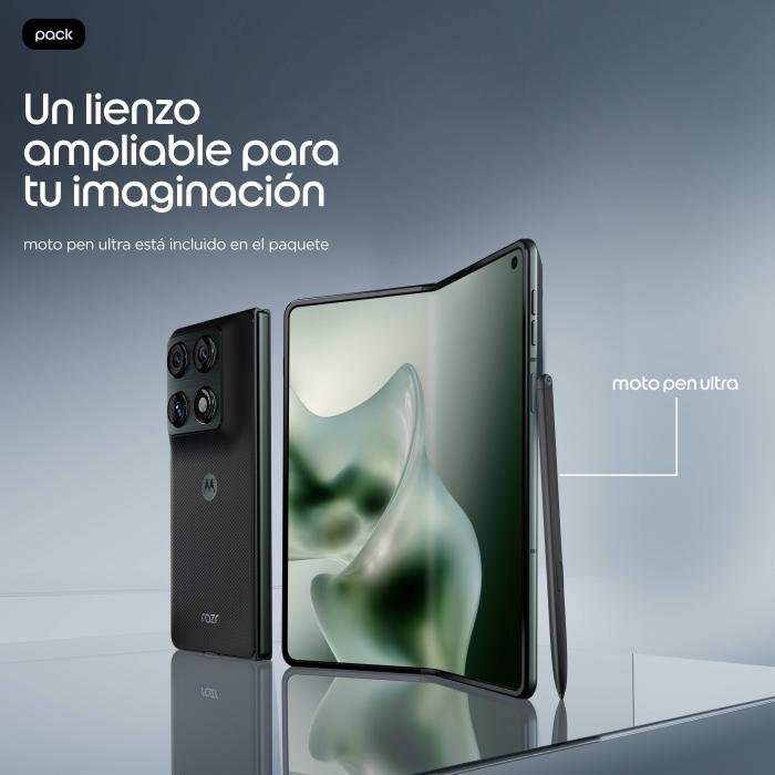 Motorola razr fold 20,6 cm (8.09'') Double SIM Android 16.0 5G USB Type-C 16 Go 512 Go 6000 mAh Noir — image 10 sur 30