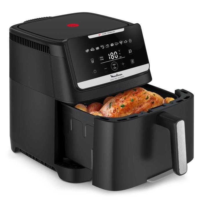 Moulinex Easy Fry Silence Unique 7 L Autonome 1800 W Friteuse d’air chaud Noir — image 2 sur 2