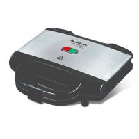 Moulinex SM156D gaufrier et appareil à croque-monsieur 700 W Noir, Acier inoxydable