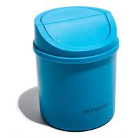Muitomas DESKBINBL poubelle Rond Plastique Bleu