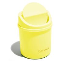 Muitomas DESKBINYL poubelle Rond Jaune