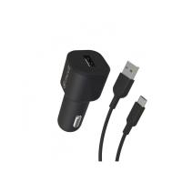 Muvit MCPAK0015 chargeur d'appareils mobiles Universel Noir Allume-cigare Auto