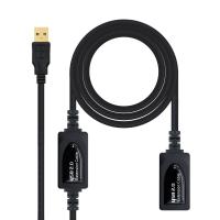 Nanocable 10.01.0212 câble USB USB 2.0 10 m USB A Noir