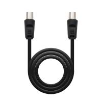 Nanocable 10.26.0202 câble coaxial 3C-2V 1,8 m 9,5 mm Noir