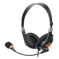 NATEC Drone Casque Avec fil Arceau Appels/Musique Noir, Orange