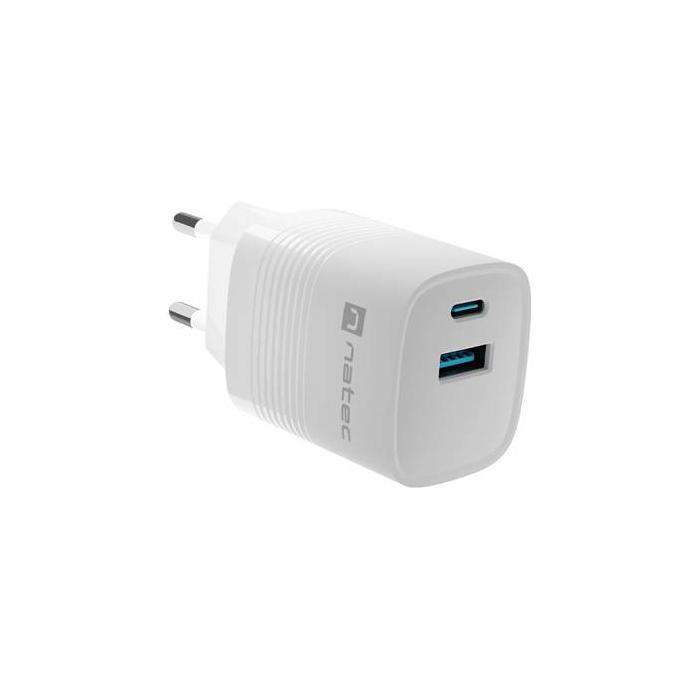 NATEC NUC-2140 chargeur d'appareils mobiles Universel Blanc Secteur Charge rapide Intérieure — image 6 sur 9