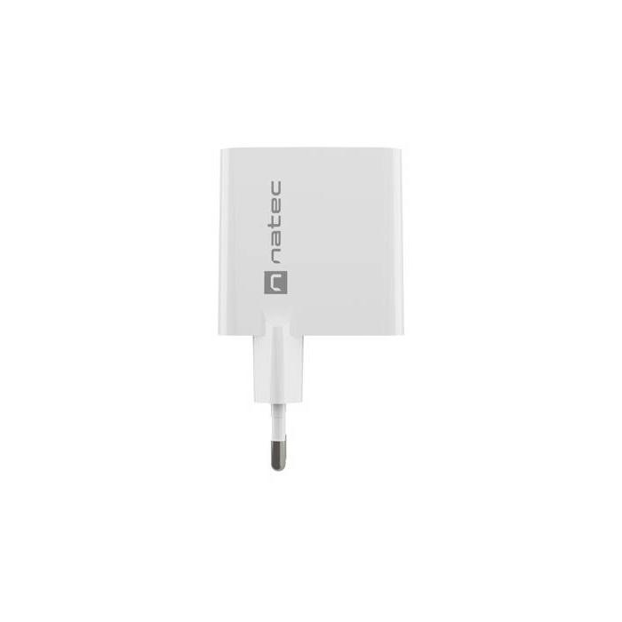 NATEC NUC-2142 chargeur d'appareils mobiles Universel Blanc Secteur Charge rapide Intérieure — image 3 sur 9