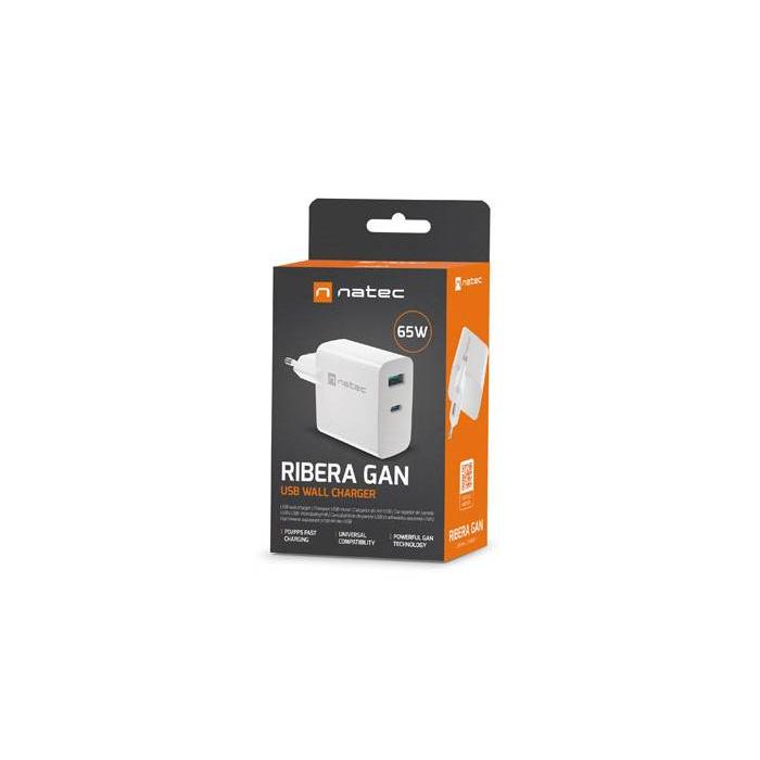 NATEC NUC-2142 chargeur d'appareils mobiles Universel Blanc Secteur Charge rapide Intérieure — image 9 sur 9