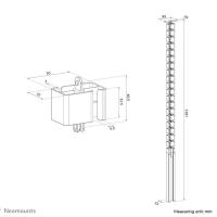Neomounts ADS06-133BL Colonne vertébrale - fixation à vis - universel, voir l’image 26 sur 26