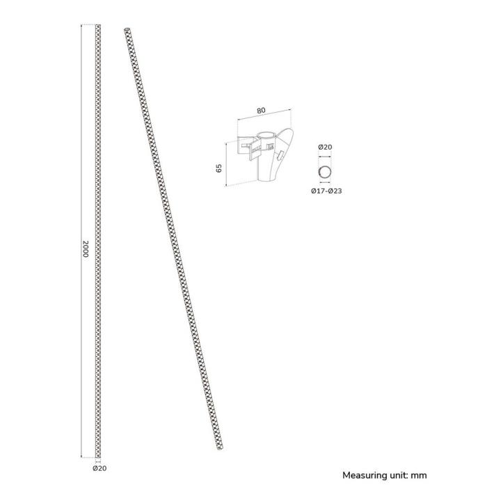 Neomounts ADS06-141WH Gaine de câble - pour 1-4 câbles - universelle — image 18 sur 18