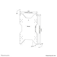 Neomounts WL85-515BL16 Support mural 55-75'' - rotatif, voir l’image 16 sur 32