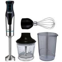 Nevir NVR-8360BA SET blender 0,5 L Mélangeur par immersion 1200 W Noir, Acier inoxydable