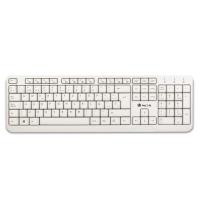 NGS Spike, QWERTY, ES clavier Universel USB Espagnole Blanc