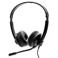 Nilox NXAU0000003 écouteur/casque Écouteurs Avec fil Arceau Bureau/Centre d'appels USB Type-A Noir
