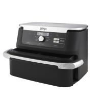 Ninja AF500EU friteuse Double 10,4 L Autonome 2470 W Friteuse d’air chaud Noir, Acier inoxydable