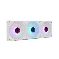 NOX Hummer Pro Link Boitier PC Refroidisseur d'air 12 cm Blanc 3 pièce(s)