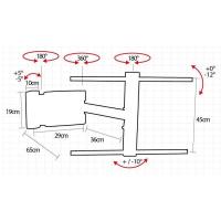 OMB Smart 3 139,7 cm (55'') Noir, voir l’image 2 sur 2