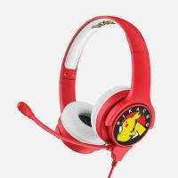 OTL Technologies Pokémon Pikachu Écouteurs Avec fil Arceau Jouer Rouge, Blanc