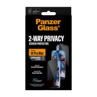 PanzerGlass ® 2-Way Privacy Screen Protector iPhone 18 Pro Max | Ultra-Wide Fit w. EasyAligner Protection d'écran, voir l’image 3 sur 14