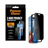 PanzerGlass ® 2-Way Privacy Screen Protector iPhone 18 Pro | Ultra-Wide Fit w. EasyAligner Protection d'écran transparent 1, voir l’image 6 sur 14