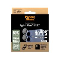 PanzerGlass ® Hoops® Transparent Camera Lens Protector iPhone 16 | 16 Plus Protection d'écran transparent Apple 1 pièce(s), voir l’image 3 sur 4