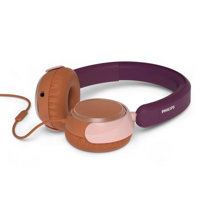 Philips 2000 series TAK2000MP/00 casque Casques Avec fil Arceau Appels/Musique USB Type-C Orange, Violet, Rose — image 14 sur 24