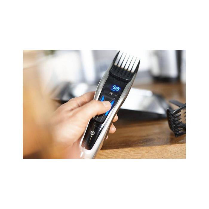 Philips HAIRCLIPPER Series 9000 Tondeuse à cheveux, lames en titane, sabots motorisés — image 27 sur 33