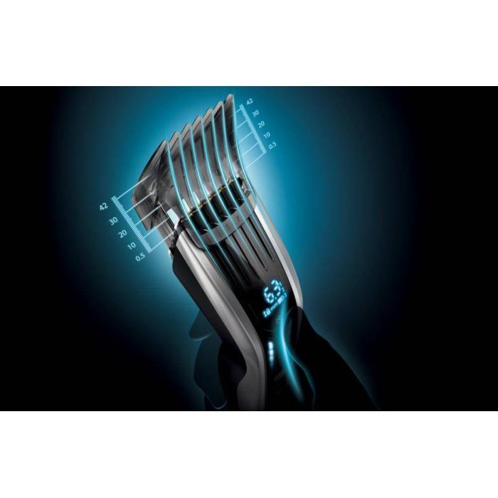 Philips HAIRCLIPPER Series 9000 Tondeuse à cheveux, lames en titane, sabots motorisés — image 10 sur 33