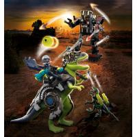 Playmobil Tyrannosaure et robot géant