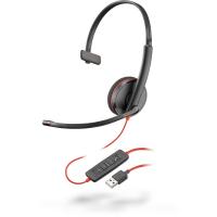 POLY Blackwire C3210 Casque Avec fil Arceau Bureau/Centre d'appels USB Type-A Noir