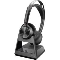 POLY Micro-casque Voyager Focus 2-M Certifié Microsoft Teams avec base de chargement